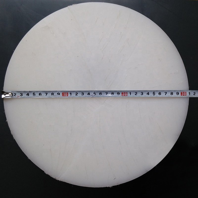 White PE rod 20-500mm polyethylene block pe sheet extruder plastic sheet