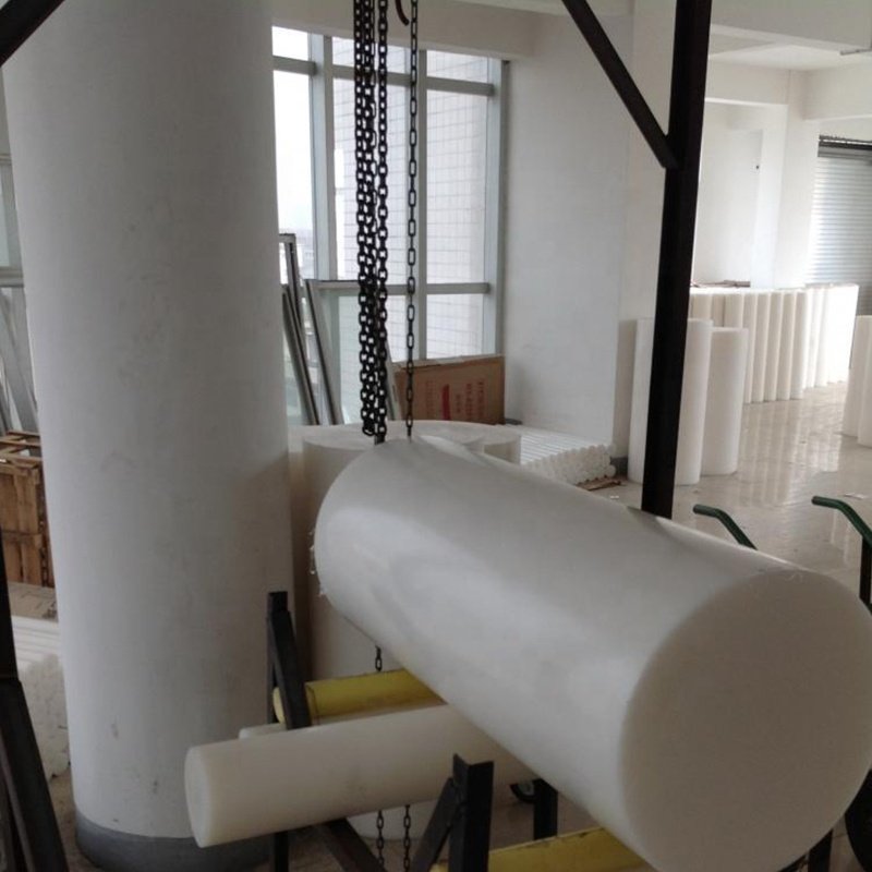 White PE rod 20-500mm polyethylene block pe sheet extruder plastic sheet