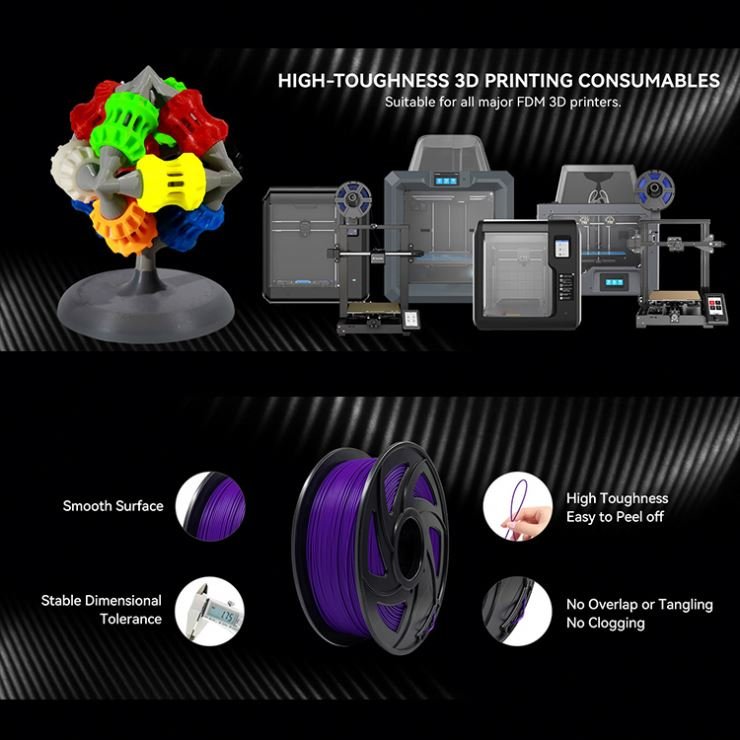 3d filament rod water soluble PVA plastic rods artificial filament tow dissolve in water PVA 3D printer filament 1.75mm