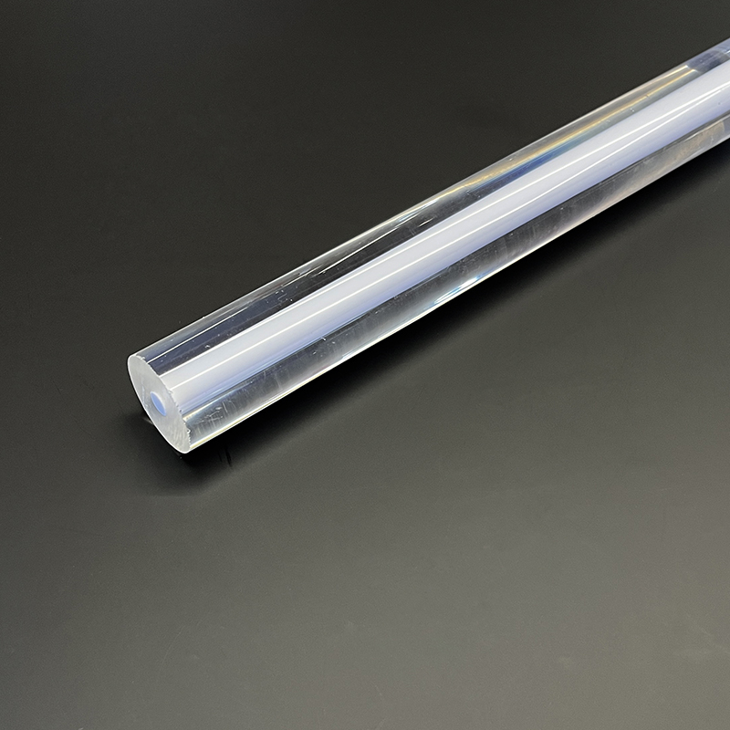 Solid Plastic Polycarbonate Acrylic Tube Clear Pipe Stick Rod Transparent 25mm 30mm 40mm Light Bar High Strength PMMA Round Rod