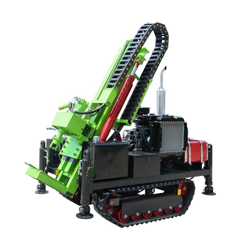 China Drilling rig 130-150m two-cylinder engine Drilling Rotary Rig