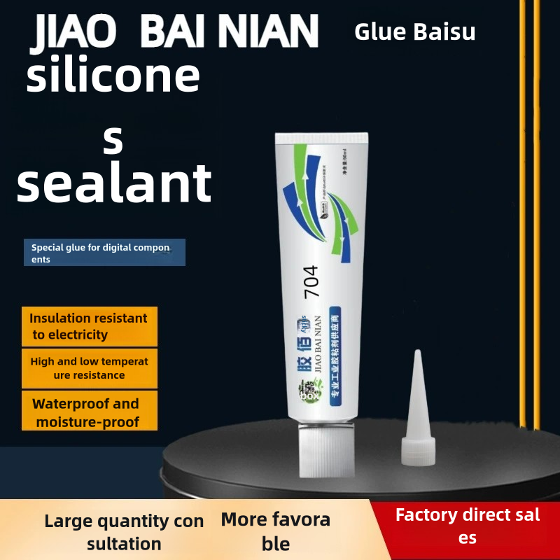 Silicone Rubber RTV704 Sealant for High-Temperature Electronic Equipment Versatile Liquid for Construction Packing Woodworking