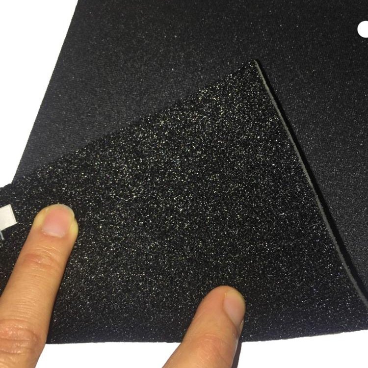 Breathable Neoprene Rubber Sheet Perforado Muestras Coated 3mm OK TOK Loop Fabric for Medical products