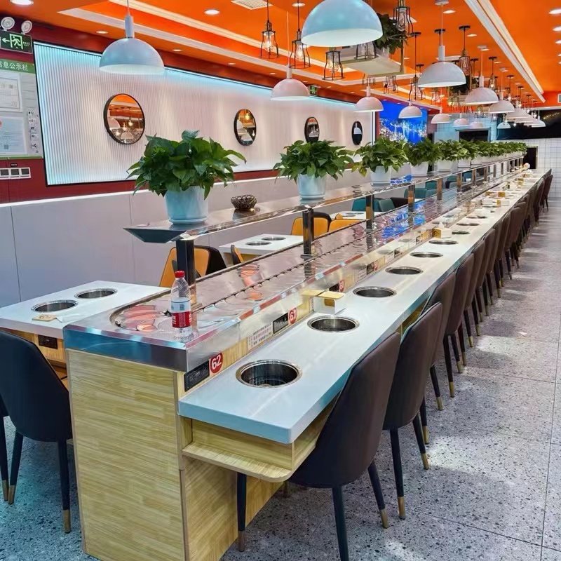 Revolving table for exhibition to display cosmetic products container unloading belt conveyor Transport Belt Conveyor
