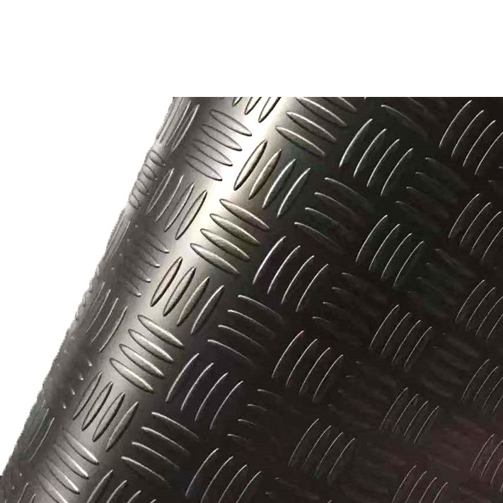 Anti Slip Checker Plate Five Bar Rubber Sheet Mat Roll