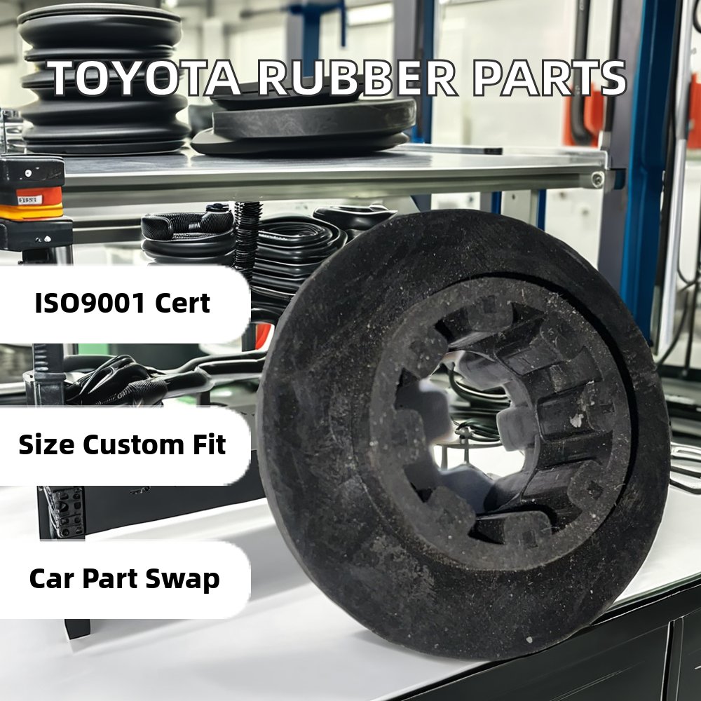 Dual Engine Automotive Rubber Components Water Tank Fixer Including Rubber Sleeve and Pad