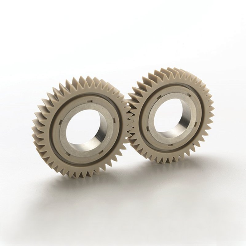 custom made machined mold wheel gear wear resistance high performance plastic compound peek gear