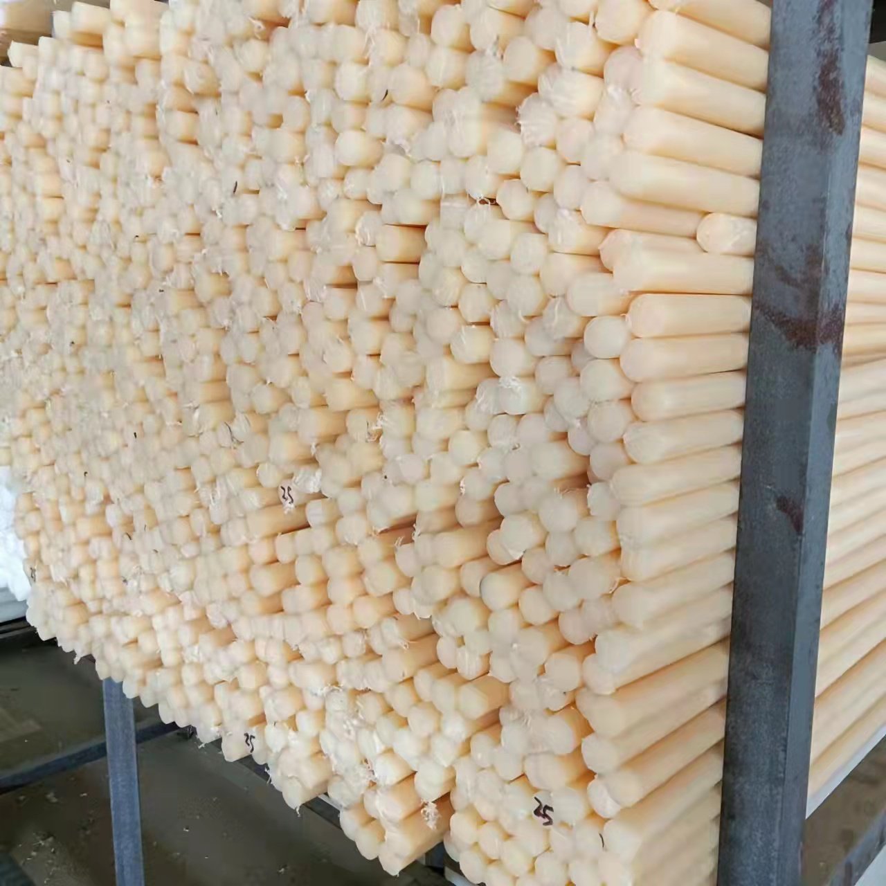 Casting Extrusion Pa6 Pa66 Nylon Round Bar Nylon Bushing Low Friction Engineering Plastic Bar