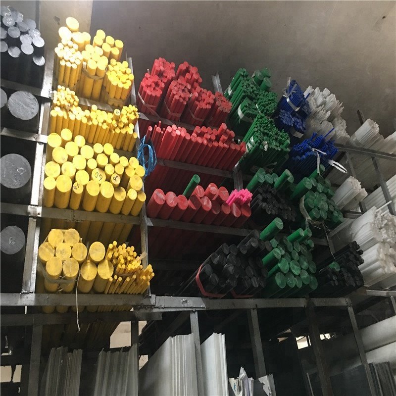 color polyacetal rod delrin rodpom rod red green blue yellow
