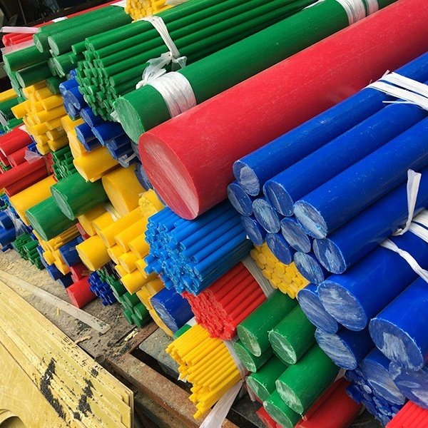 color polyacetal rod delrin rodpom rod red green blue yellow