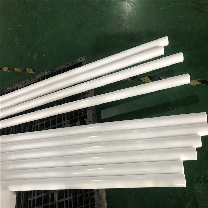 factory custom plastic stick chemical resistant fluoroplastic white extruded ptfe rod glassfiber filled ptfe plastic rod