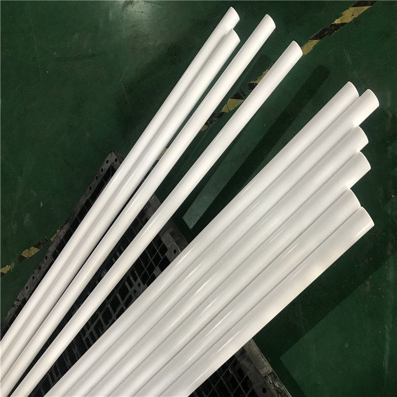 factory custom plastic stick chemical resistant fluoroplastic white extruded ptfe rod glassfiber filled ptfe plastic rod