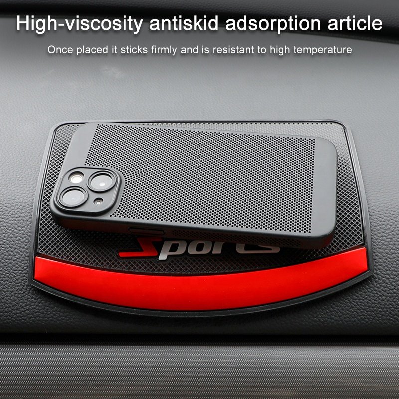 Factory Custom Logo Car Anti Slip shboard Pads Mobile Sticky Mat Pads Multifunction Anti Slip Mat for Car