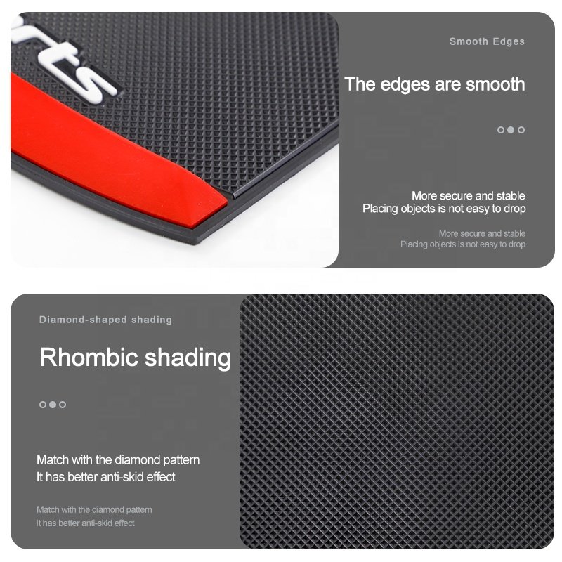 Factory Custom Logo Car Anti Slip shboard Pads Mobile Sticky Mat Pads Multifunction Anti Slip Mat for Car