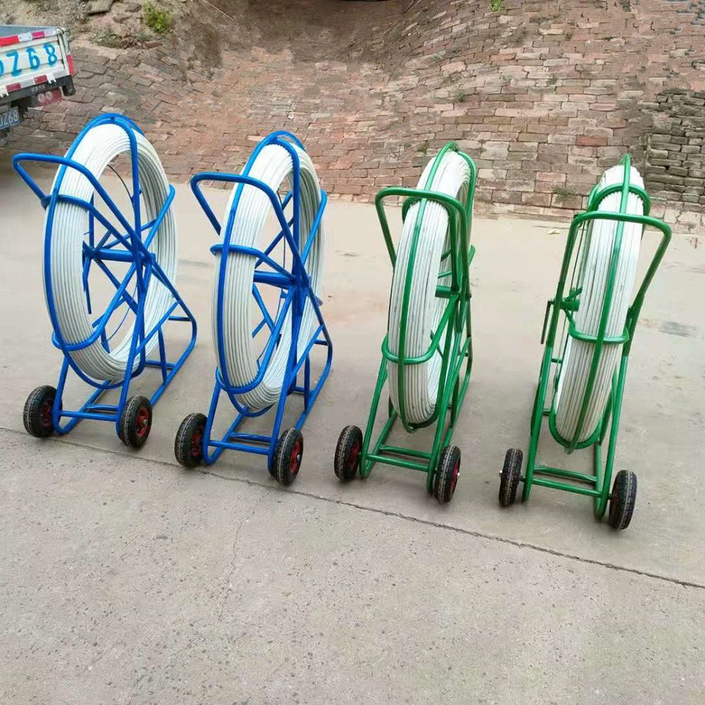 High strength fiberglass push pull rod/Cable Laying Tools Fiber Snake Duct Rodder/ Manufacturer Fiberglass Cable Push Puller
