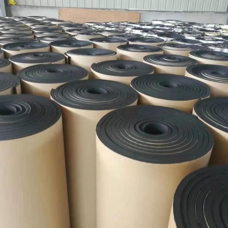 High quality and cheap price rubber foam tube sheet pipe insulation with aluminum foil industrial rubber foam pipe insulation