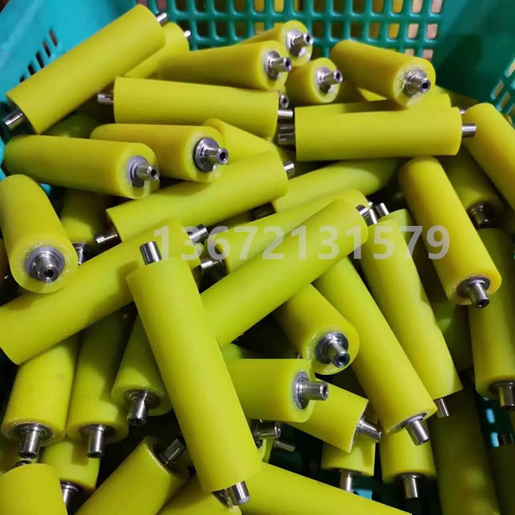 High Quality Non-standard Customized Industrial Round & Rectangular Polyurethane Rubber Roller Pattern PU Wheel