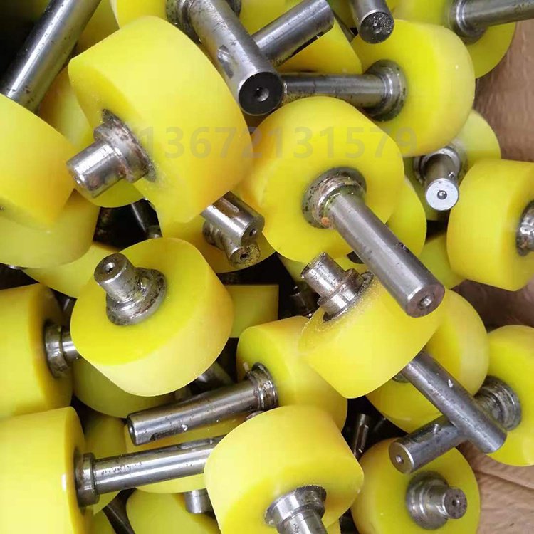 High Quality Non-standard Customized Industrial Round & Rectangular Polyurethane Rubber Roller Pattern PU Wheel