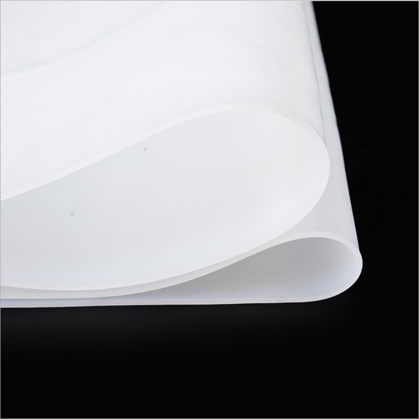 High elastic silicone plate temperature resistance white rubber sheet roll silicone rubber sheet