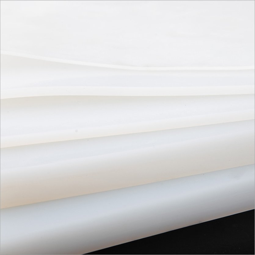 High elastic silicone plate temperature resistance white rubber sheet roll silicone rubber sheet