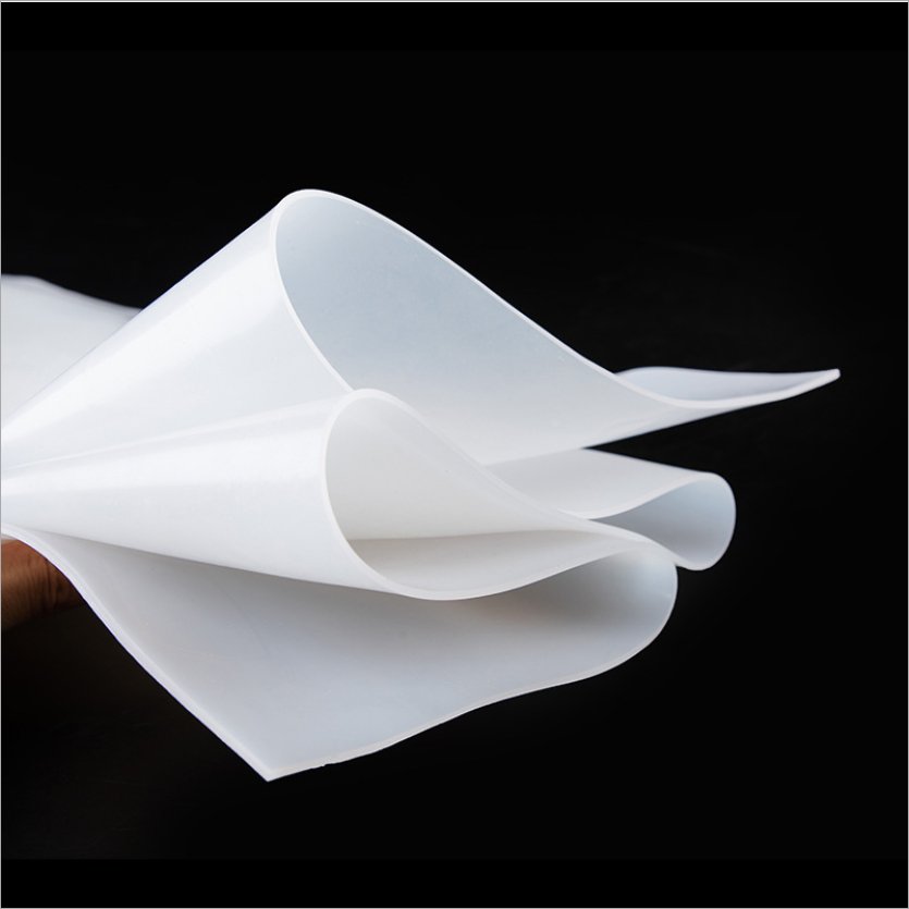 High elastic silicone plate temperature resistance white rubber sheet roll silicone rubber sheet