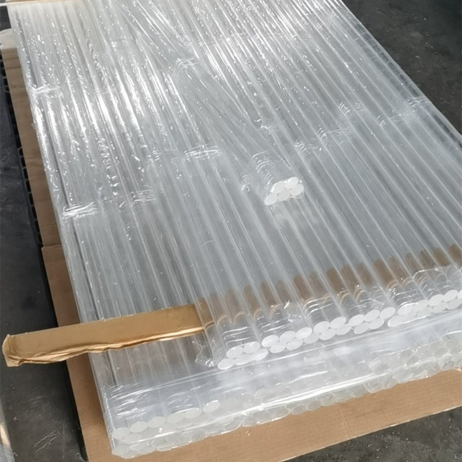 Clear acrylic clear acrylic solid tube clear plastic acrylic rod