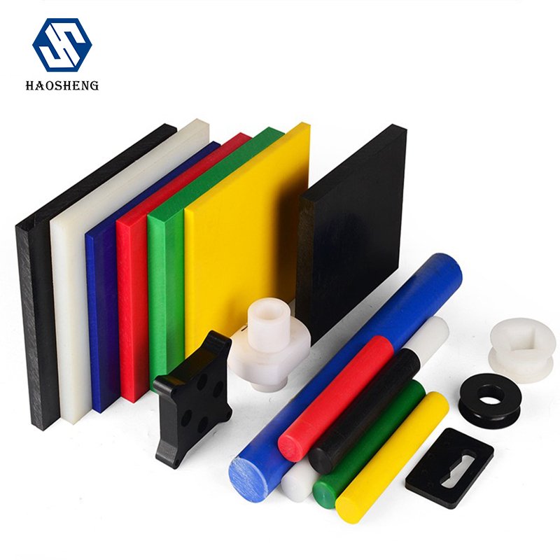 Factory Direct Sell Plastic Pe Abs Nylon Pp color nylon rods plastic rods rod black