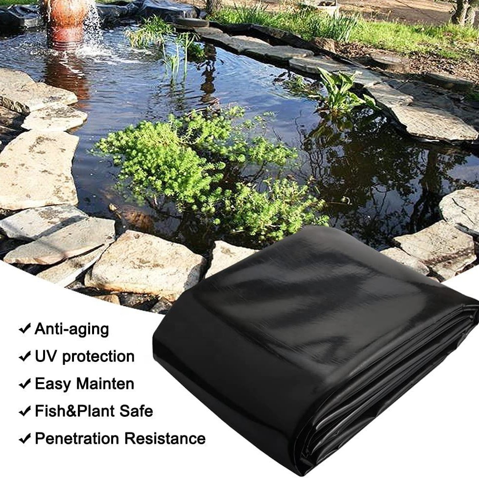 Good Reviews fish safe 45 mil 60mil white black blue geomembrane epdm pond liner cover waterproof sheet membrane