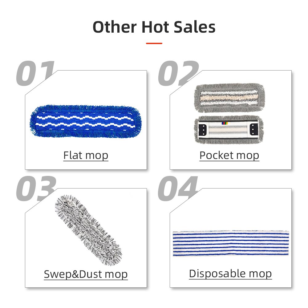 Flat mop pad lazy household convenient wet and dry electrostatic dust removal mop wood floor tile mop