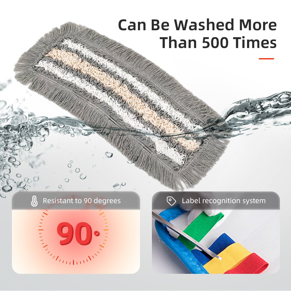 Flat mop pad lazy household convenient wet and dry electrostatic dust removal mop wood floor tile mop