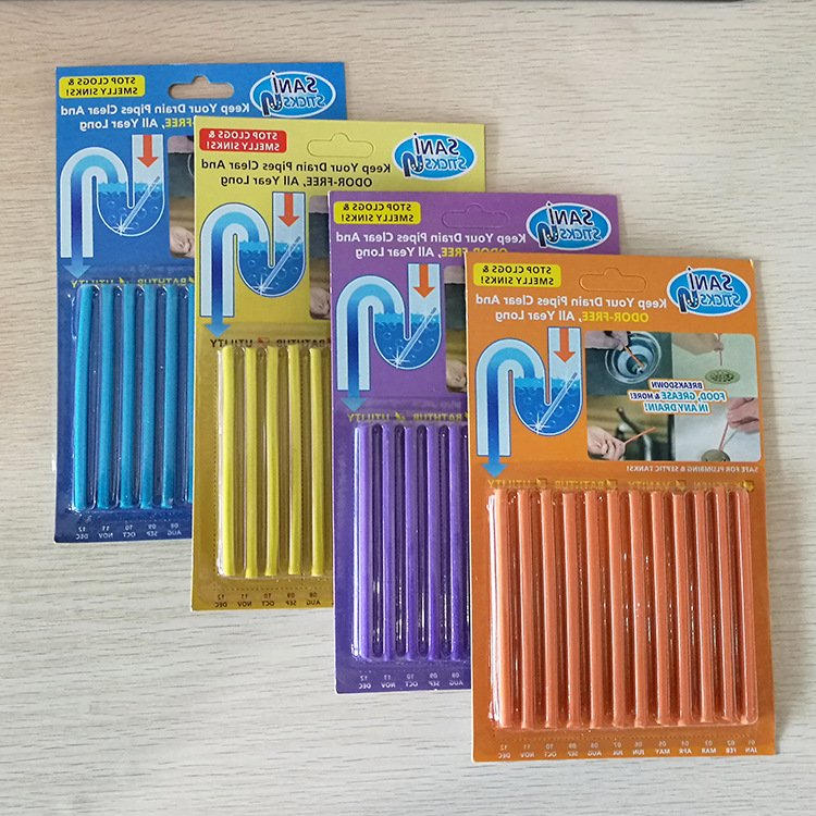 Drain Cleaner Stick Keeps Drains And Pipes Clear Odor Free Sink Cleaner Sewer Cleaning Rod