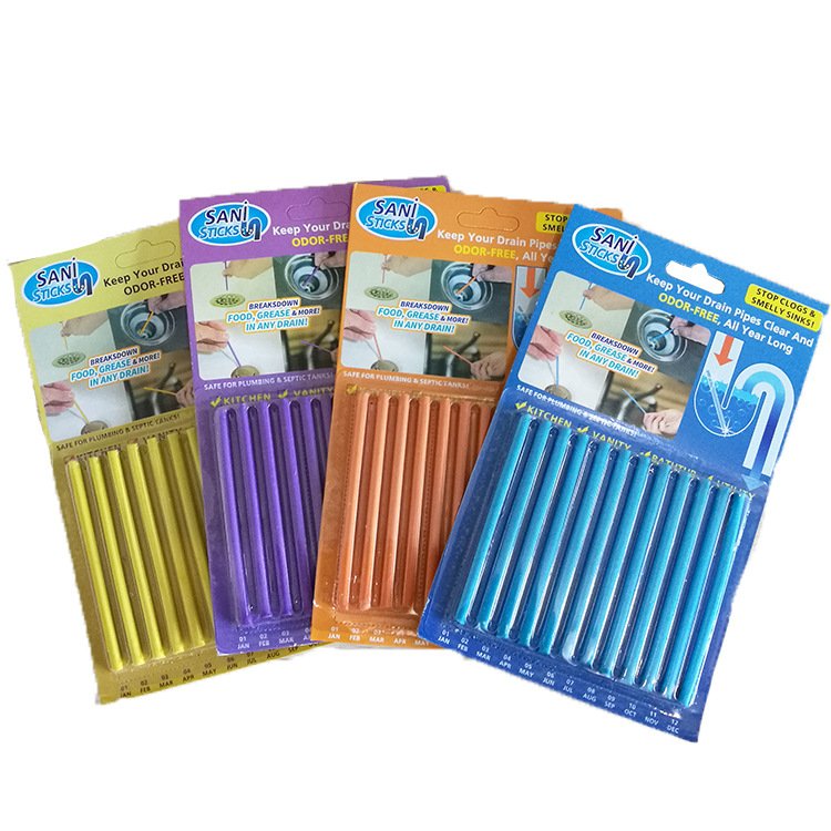 Drain Cleaner Stick Keeps Drains And Pipes Clear Odor Free Sink Cleaner Sewer Cleaning Rod