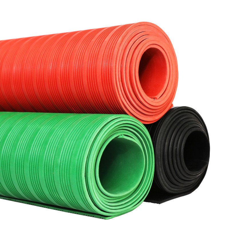 Cheap Price Anti-skid Black Neoprene Rubber Sheet Roll 10KV Electrical Insulation Rubber Mats for Workshop