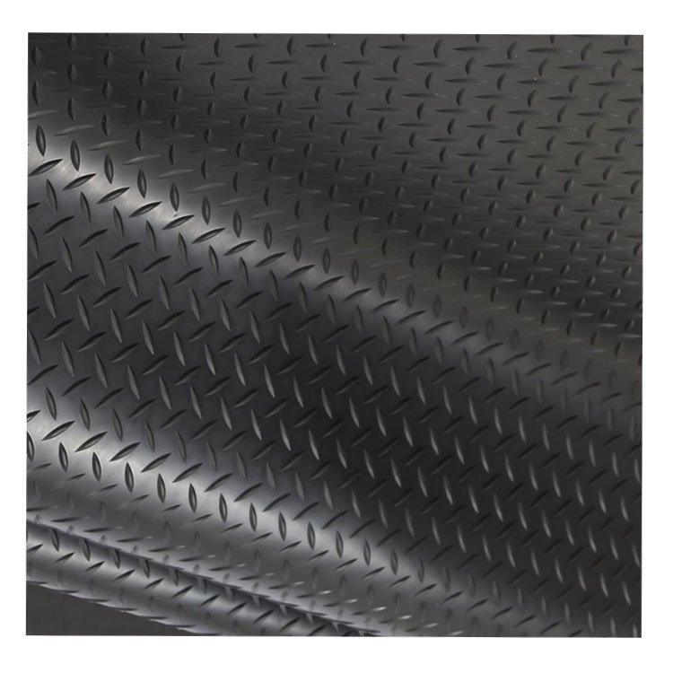 Free Sample Willow Leaf Pattern Rubber Sheet Floor Mat