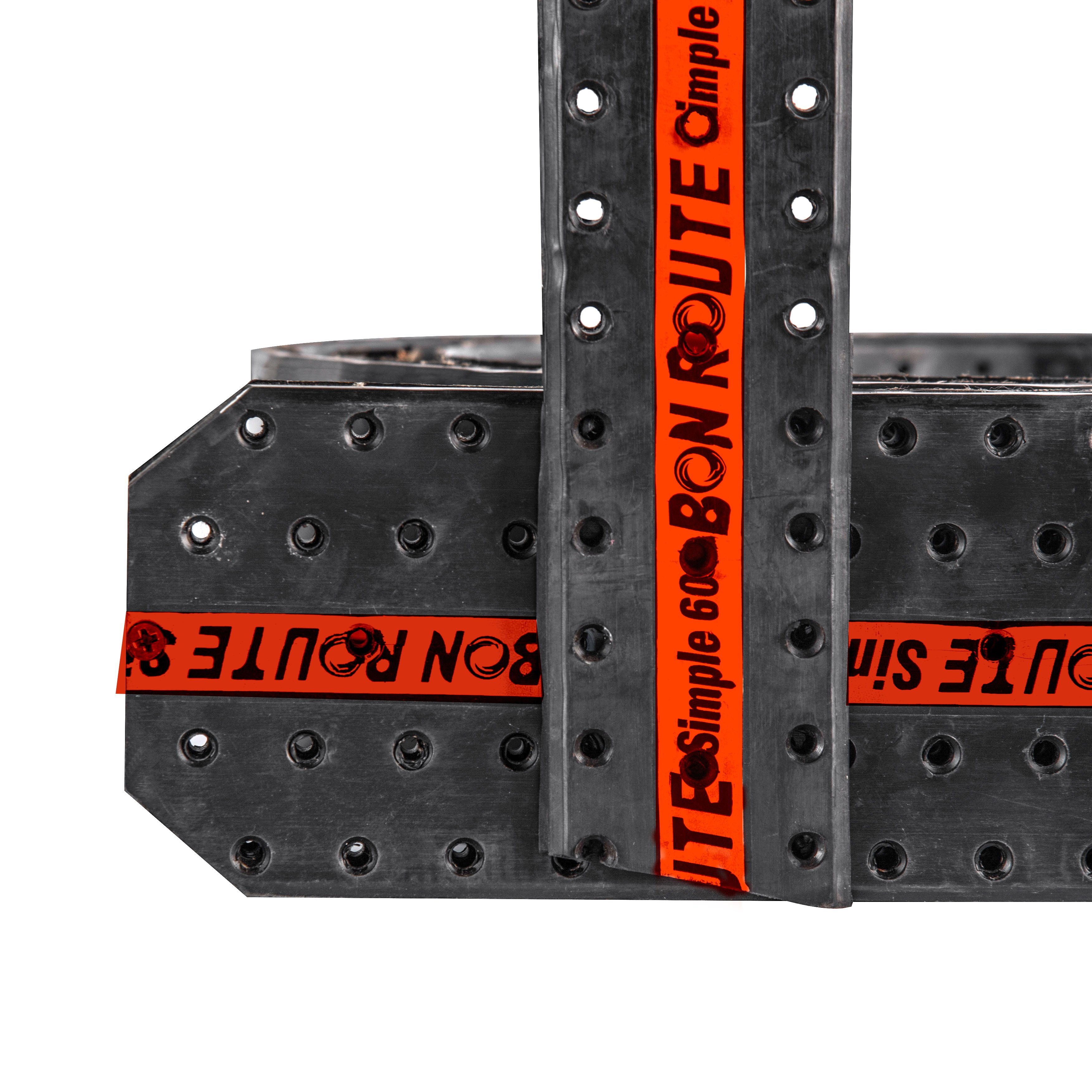High temperature resistance mechanical connector for the rubber conveyor belt
