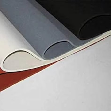 Polymer white mat high tack silicon anti slip sheet large size rubber pad every size self adhesive non slip silicone sheet