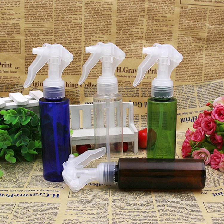 Stock wholesale 100ml flat shoulder square round Japanese version flower spray long pole spray mouse spray bottle