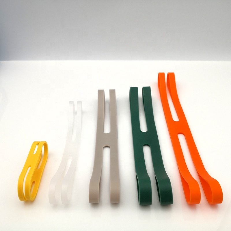 Customized Sizes And Logos Silicone Rubber Elastic X H Shaped Cross Rubber Band For Books Boxes Binding