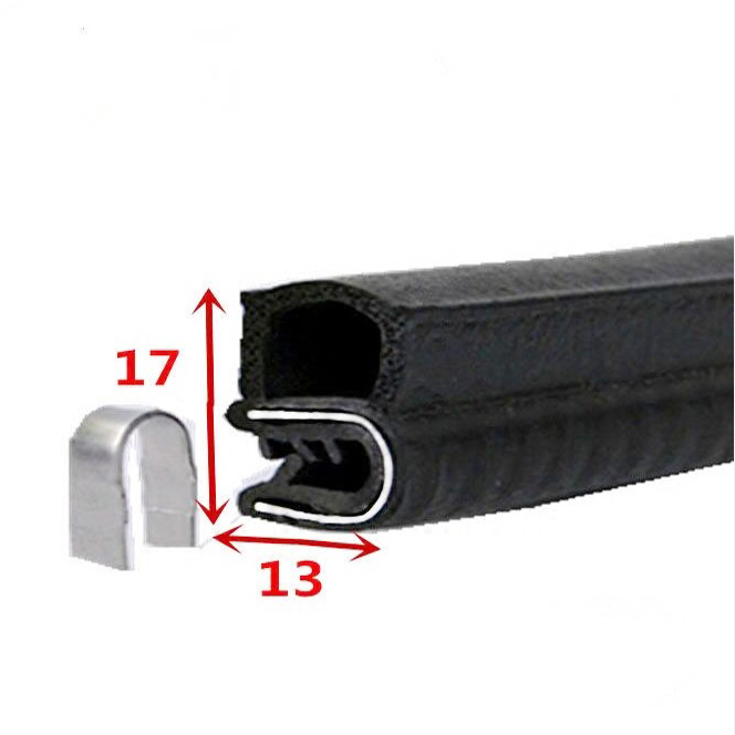 Hot sale epdm metal seal strip rubber for car door seal