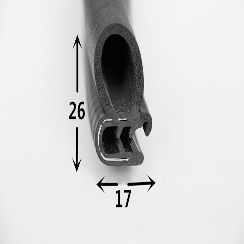 Hot sale epdm metal seal strip rubber for car door seal