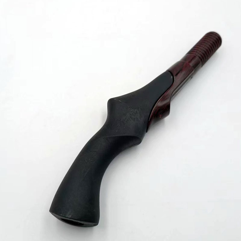 High quality fishing rod grip ice rod handle plastic wood-like handle reelseat handle combo rod building components