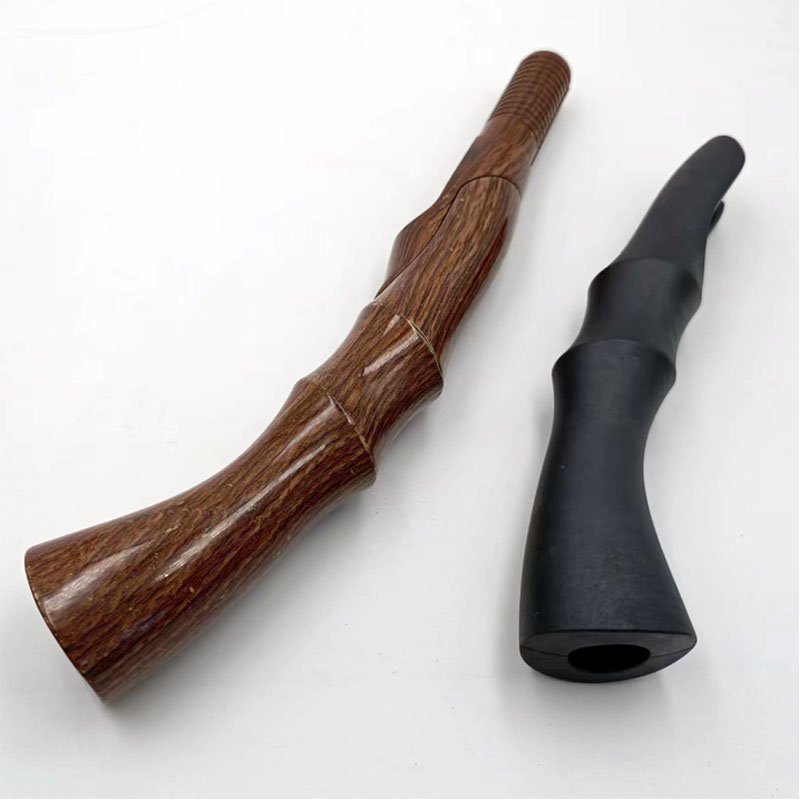 High quality fishing rod grip ice rod handle plastic wood-like handle reelseat handle combo rod building components