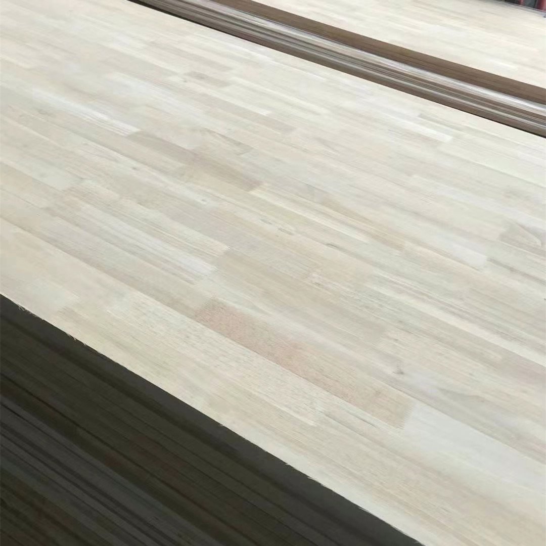 Factory Production Brand New Solid Wood Panels For Modern Style Furniture Customized Size Rubber Wood Finger Joint Board