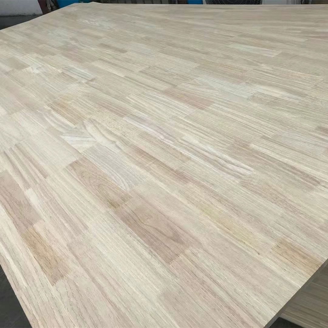 Factory Production Brand New Solid Wood Panels For Modern Style Furniture Customized Size Rubber Wood Finger Joint Board