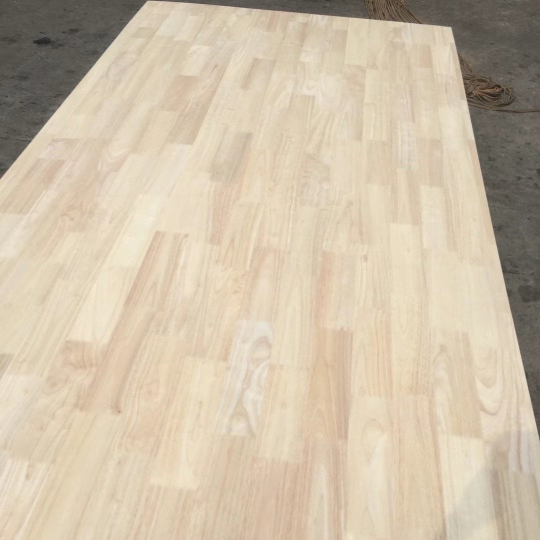 Factory Production Brand New Solid Wood Panels For Modern Style Furniture Customized Size Rubber Wood Finger Joint Board