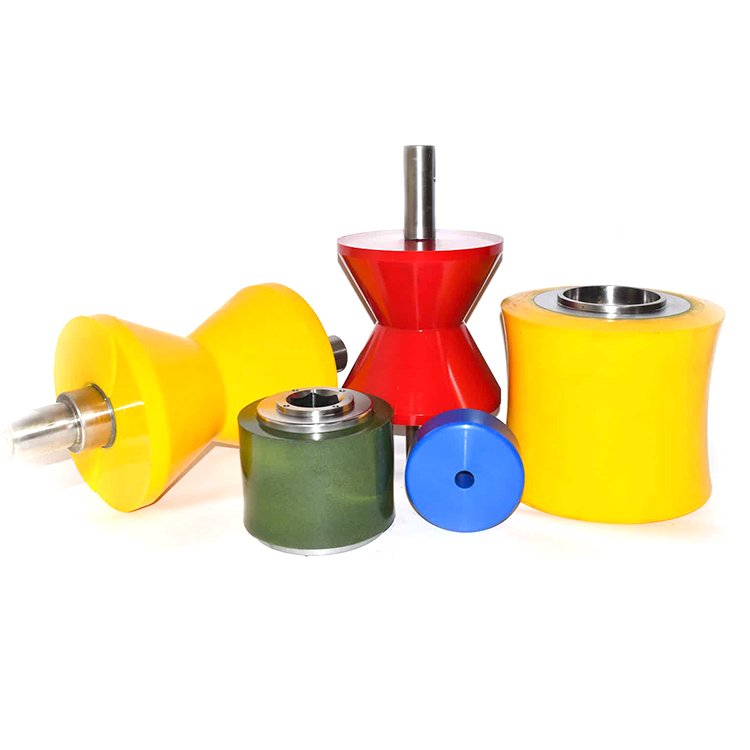 China Manufacturer Customized Water Resistant Polyurethane Abrasion Resistant Bearings Polyurethane Coated Wheels Rubber Roller