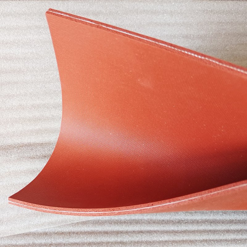Cloth insertion Sponge Silicone rubber sheet with fiberglass 2-10mm