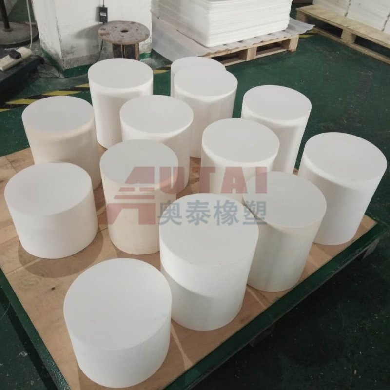 Virgin Polytetrafluoroethylene(PTFE) rod OD:50mm to 400mm