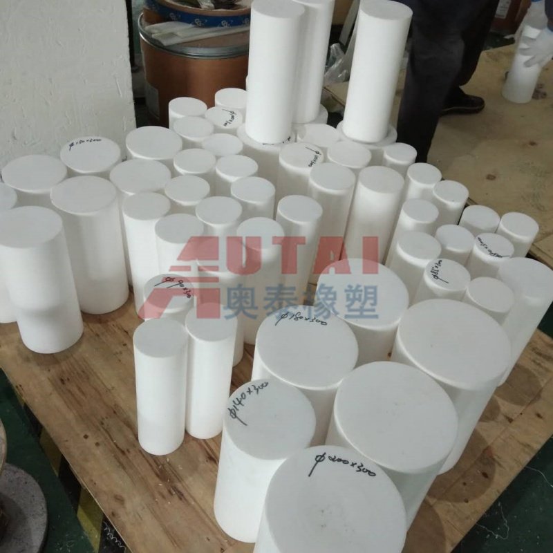 Virgin Polytetrafluoroethylene(PTFE) rod OD:50mm to 400mm