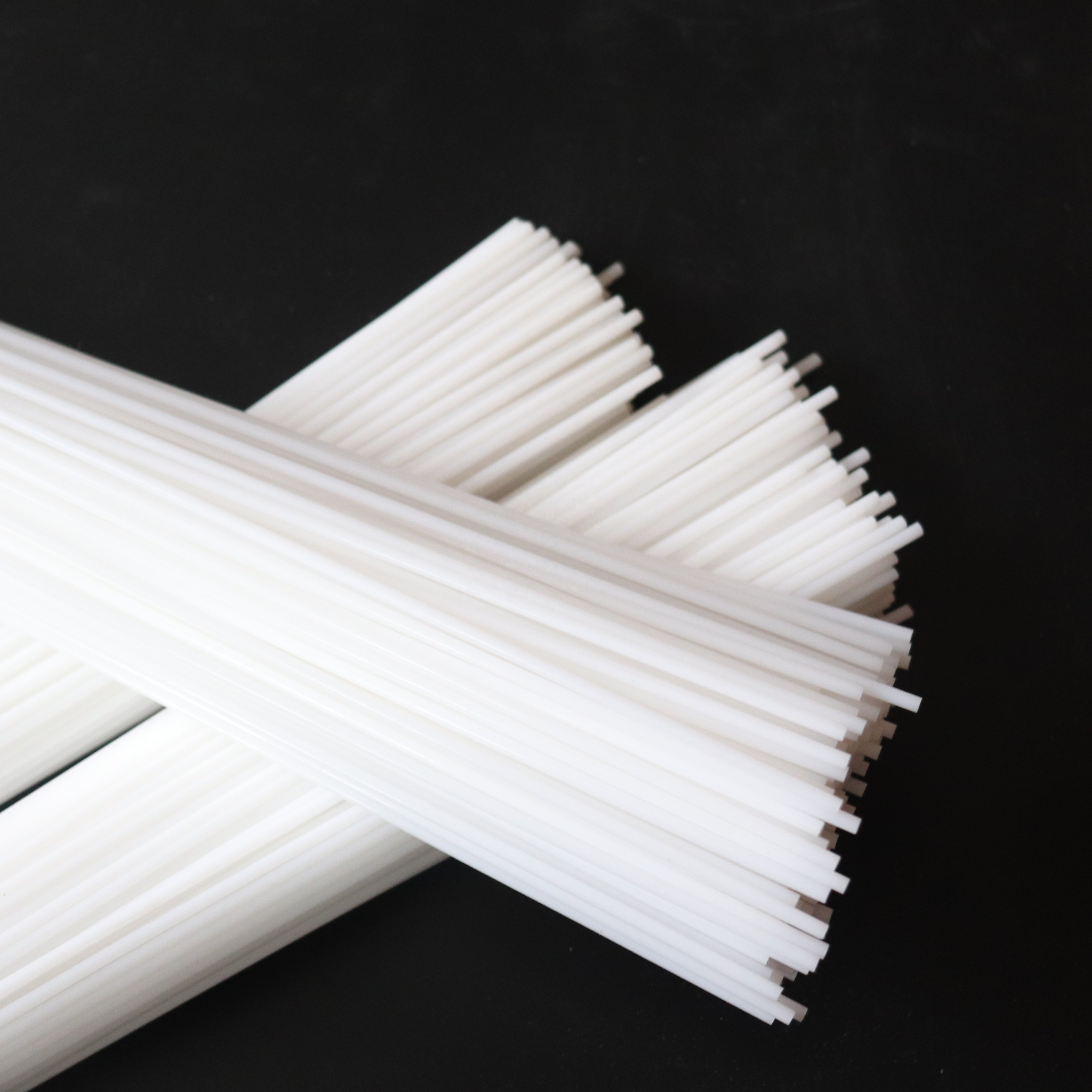 Extrusion Custom 1mm 2mm 3mm 4mm5mm 6mm 6.5mm, 7mm, 8mm PA6 small diameter plastic rod nylon rod